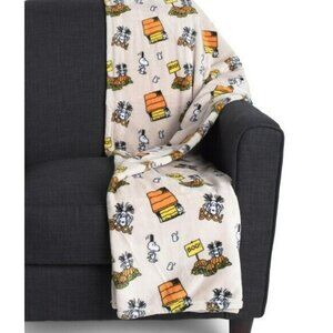Peanuts Snoopy Pumpking Halloween Velvet Plush Throw Blanket 50" x 70" 2024